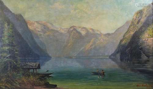 M.J. Wieduwilt, 'Königssee' / 'A Bavarian lak...