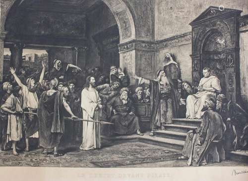 Mihály Munkácsy (1844-1900), 'Le Christ devant Pilate&#...