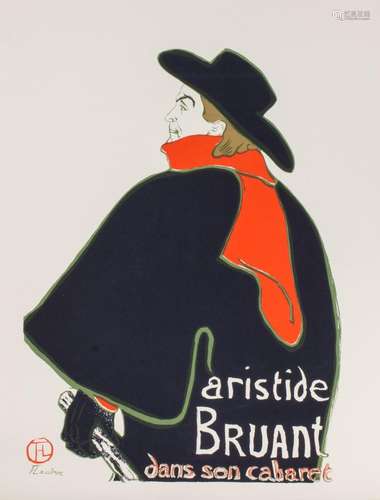 Henri de Toulouse-Lautrec (1864-1901), 'Aristide Bruant...