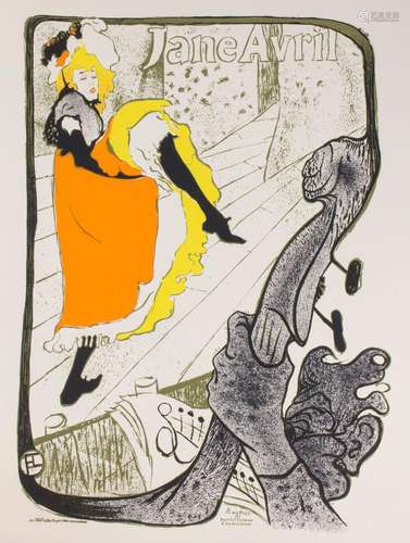 Henri de Toulouse-Lautrec (1864-1901), 'Jane Avril'...