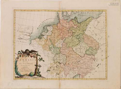 Antonio Zatta (1757-1797), Historische Karte Deutschlands &#...