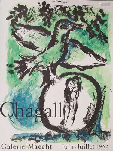 Marc Chagall (1887-1985), Ausstellungsplakat 'L'Oi...