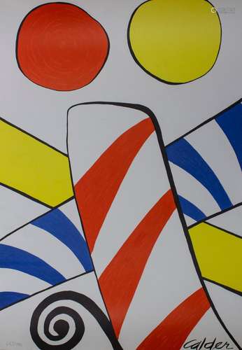 Alexander Calder (1898-1976), 'Candy cane', 1975