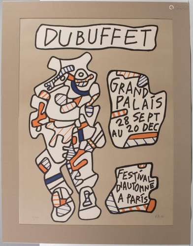 Jean Dubuffet (1901-1985), 'Festival d'automne à P...