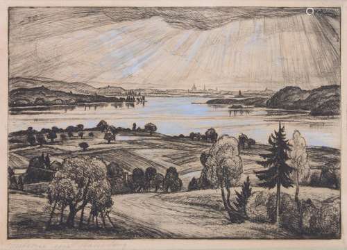 Walter Waentig (1881-1962), 'Untersee mit Konstanz'...