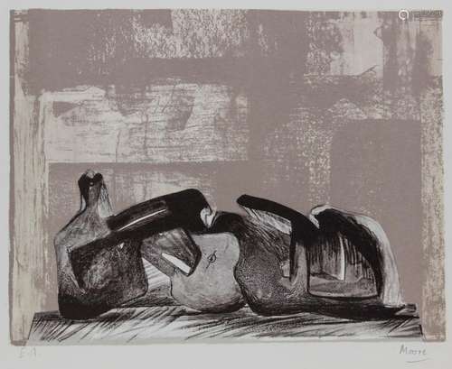 Henry Moore (1898-1986), 'Abstrakte Figuren' / &#x...