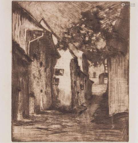 Richard Canisius (1872-1934), 'Gasse' / 'An a...