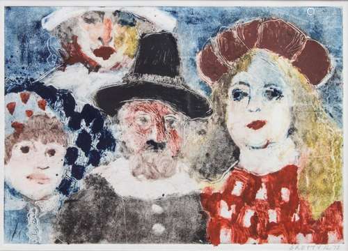 Gretty Rubinstein (1947-2001), 'Commedia dell'arte...