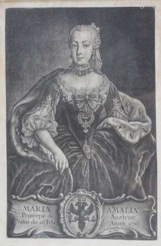 Maria Amalia, Österreich, 1746