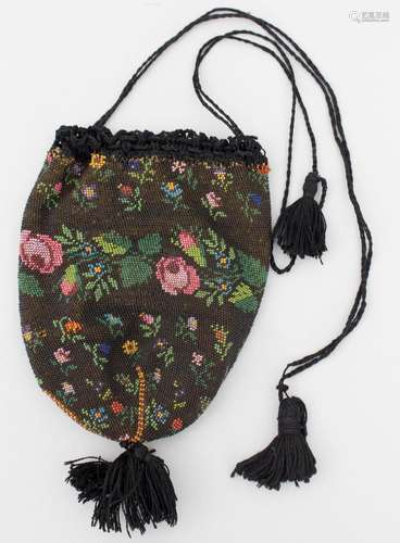 Abendtasche / An evening bag, deutsch, um 1880