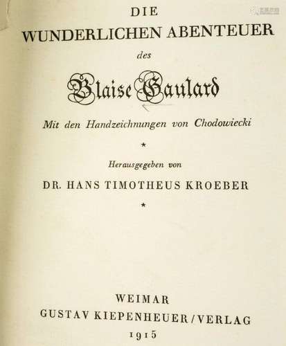 Dr. J.T. Kroeber, 'Die wunderlichen Abenteuer des Blais...