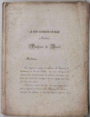 P. Hédouin: 'Souvenir du département du Pas-de-Calais. ...