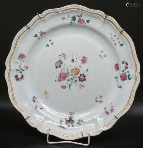 Teller / A porcelain plate, China, Qing-Dynastie (1644-1911)...