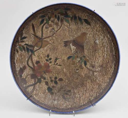 Porzellan-Cloisonné Zierteller/Adornment Platter, Imari, Jap...