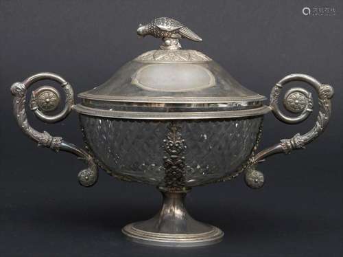 Deckeldose / A lidded silver bowl, Brüssel / Brussels, um 18...