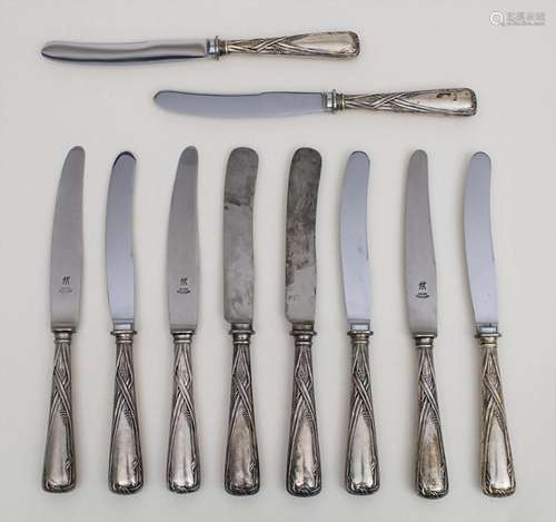 10 Jugendstil Messer / 10 Art Nouveau Knifes, Koch & Ber...