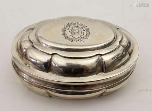 Barock Zuckerdose / A Baroque silver sugar box, Siebenbürgen...