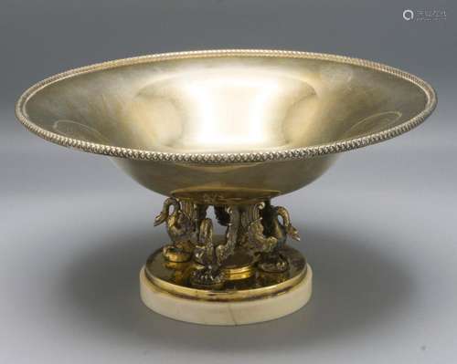 Obstschale / A sterling silver fruit bowl, Wolfers Frères, B...