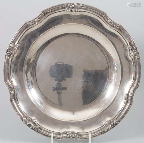 Silber-Platte / A silver platter, Fray Fils, Paris, 1875-189...