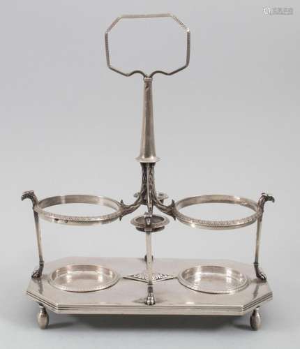 Empire Menage / A silver cruet stand, Abel-Étienne Giroux, P...