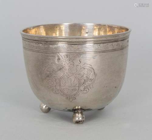 Barock Becher / A Baroque silver beaker, Gottlieb Kuntze, Br...