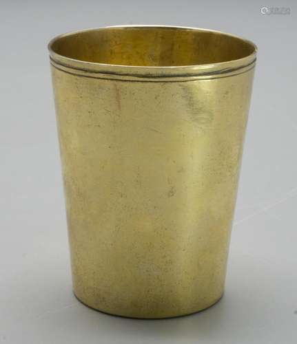 Empire Taufbecher / A silver beaker, deutsch, um 1790