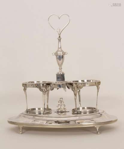 Empire Menage / An Empire silver cruet stand, Charles Louis ...