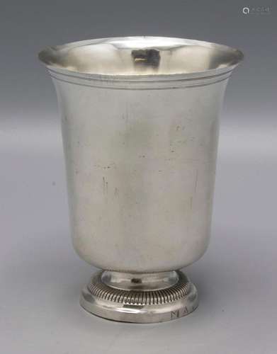 Glockenbecher / A bell shaped silver beaker, Avignon, 1803-1...