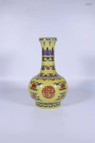 A Blue And White Copper-Red Appreciation Vase