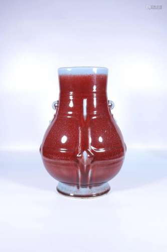 A Red-Glazed Vase