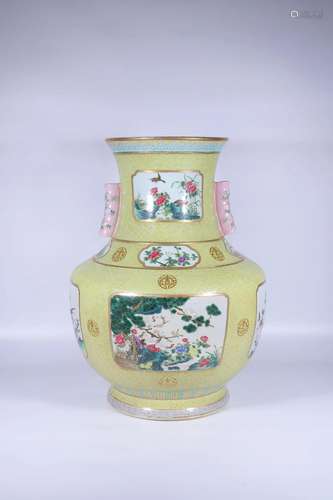 A Famille-Rose Vase