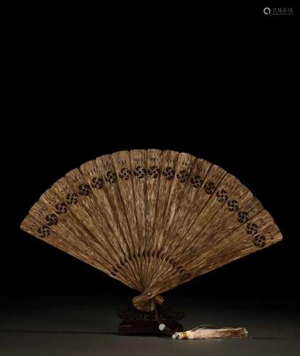 An Eaglewood Folding Fan