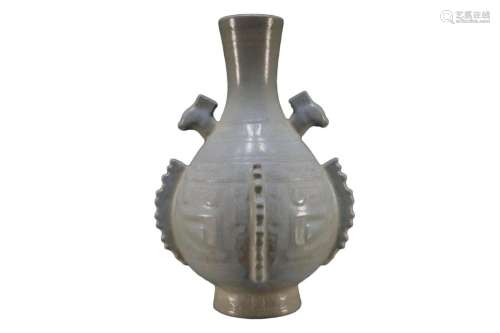 A Ru-Type Clair-De-Lune Glazed Vase