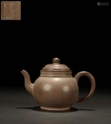 A Yixing Clay Ewer