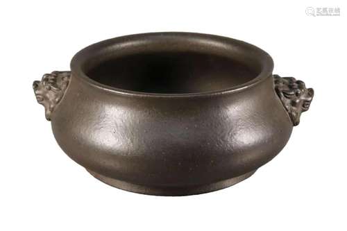 A Delicate Yixing Clay Censer