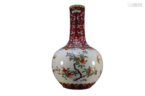 A Famille-Rose Vase