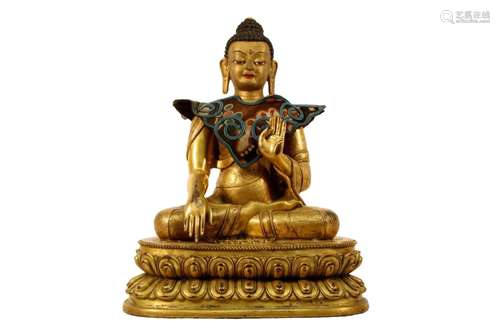 Gilt Bronze Figure of Sakyamuni