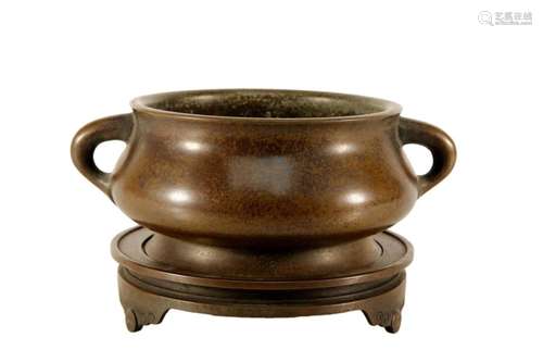 Bronze Incense Burner with Ears