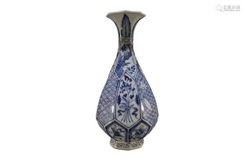 A Blue And White Yuhuchun Vase