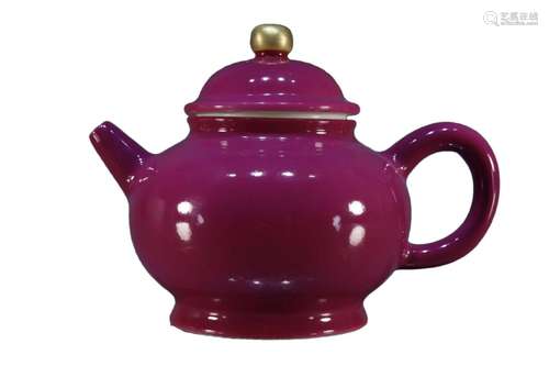 A Red Glazed Teapot