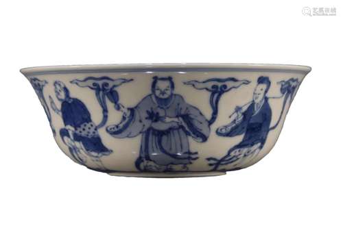 A Blue And White Bowl