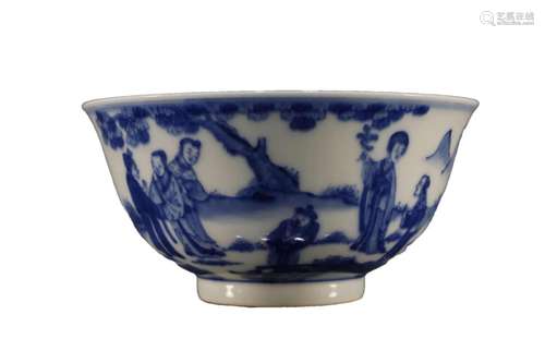 A Blue And White Bowl