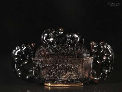 CRYSTAL 'BEAST' HANDLED BOX