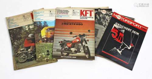 Posten *KFT* und *Motorsport* Zeitungen 1981/82
