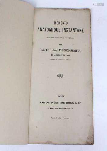 Anatomie des Menschen Paris 1904