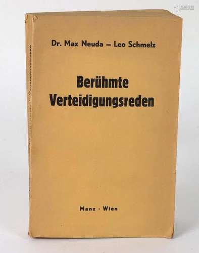 Berühmte Verteidigungsreden 1860-1918