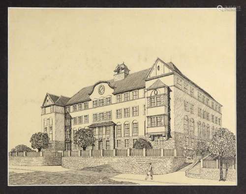 Schule Chemnitz-Schönau 1920er Jahre