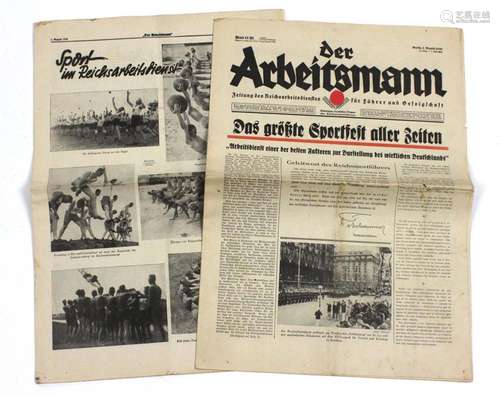 Der Arbeitsmann 1. August 1936