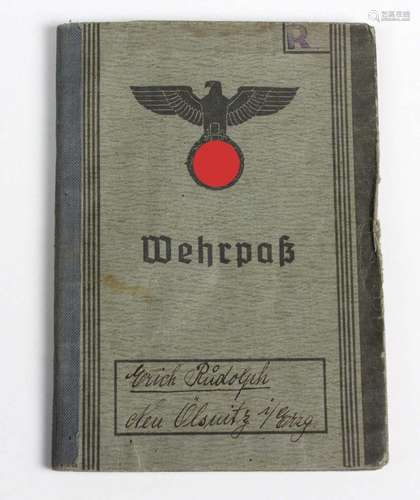 Wehrpaß Annaberg 1938