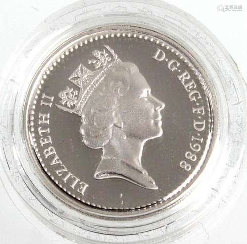 One Pound Elizabeth II 1988